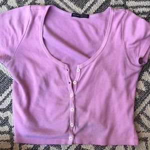 Pink Brandy Melville Cropped top